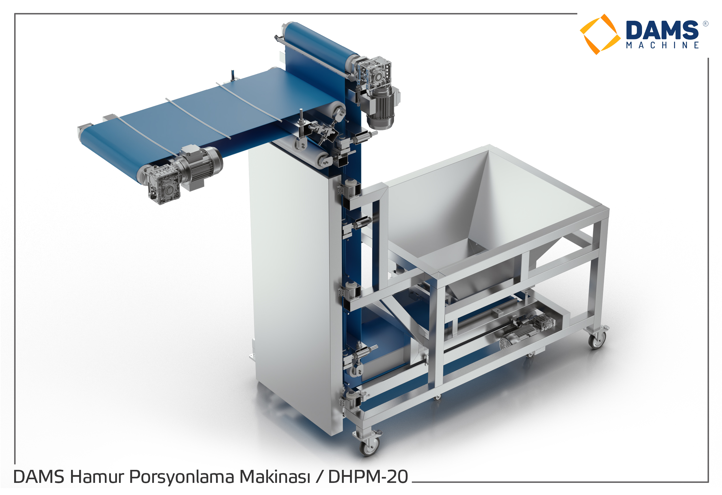 DAMS Hamur Porsiyonlama Makinası DHPM - 20